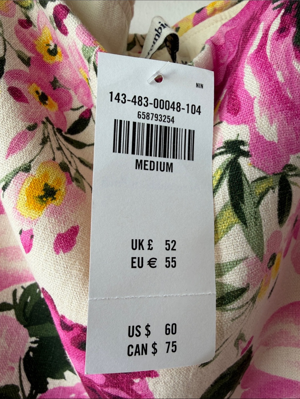Abercrombie & Fitch Floral Mini Skirt with under shorts Pink, White, Green - Picture 8 of 8